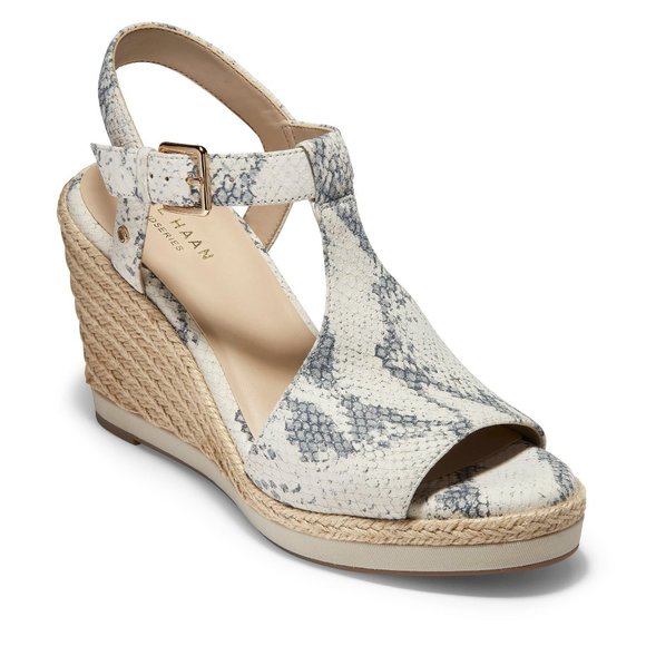 Cole Haan Cloudfeel Espadrille Wedge Sandal women's Clearance $150 - Picture 1 of 8
